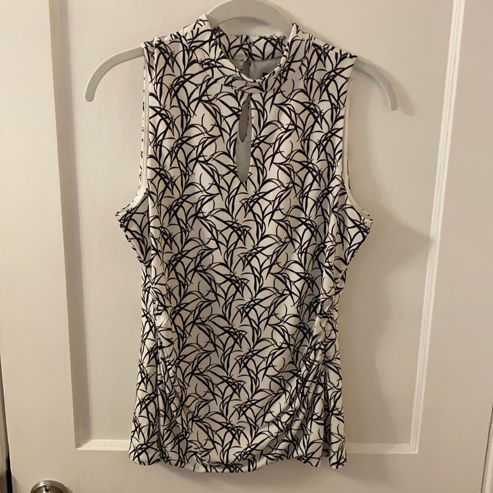 WHBM Mock Neck Top